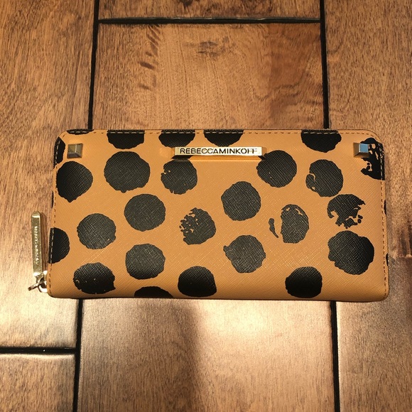 Handbags - Rebecca Minkoff Dot Print Zip Wallet